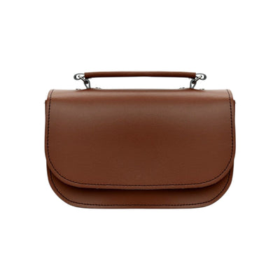 Aura Handmade Leather Bag - Chestnut
