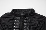 Punk Rave Seraphine Spinal Lace Panel Maxi Dress In Black