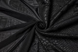 Punk Rave Seraphine Spinal Lace Panel Maxi Dress In Black