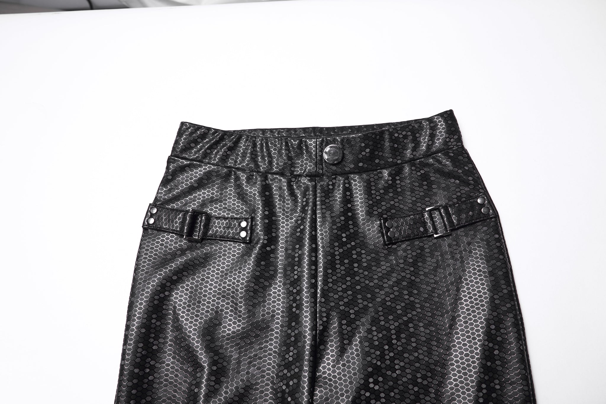 Punk Rave Ravenna Leggings - Black Prism Finish