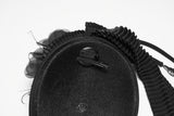 Punk Rave  Goth Rose Ribbon Formal Hat