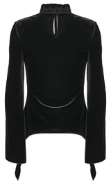 Punk Rave Belladonna Demon’s Hand Velvet T-Shirt in Red