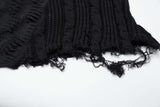 Punk Rave Anastasia Gothalyptic Knitted Fishtail Skirt with Lace Up Features