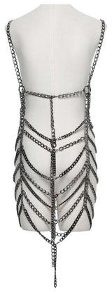 Punk Rave Anslie Metal Chain Dress