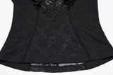 Punk Rave Gothic Applique Top