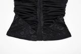 Punk Rave Kalliope Pleated Halter Neck Top