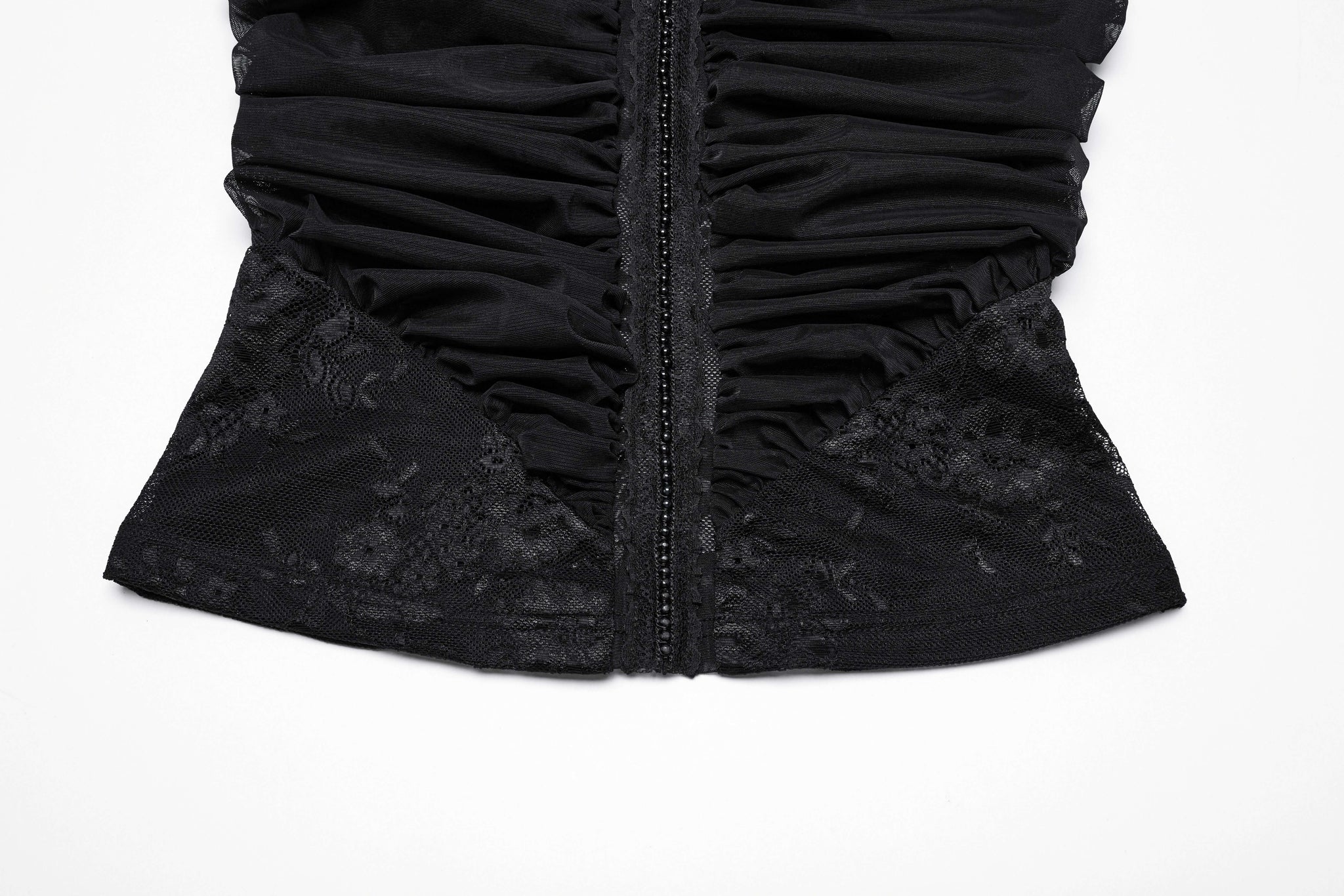 Punk Rave Kalliope Pleated Halter Neck Top