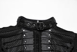 Punk Rave Seraphine Spinal Lace Panel Maxi Dress In Black