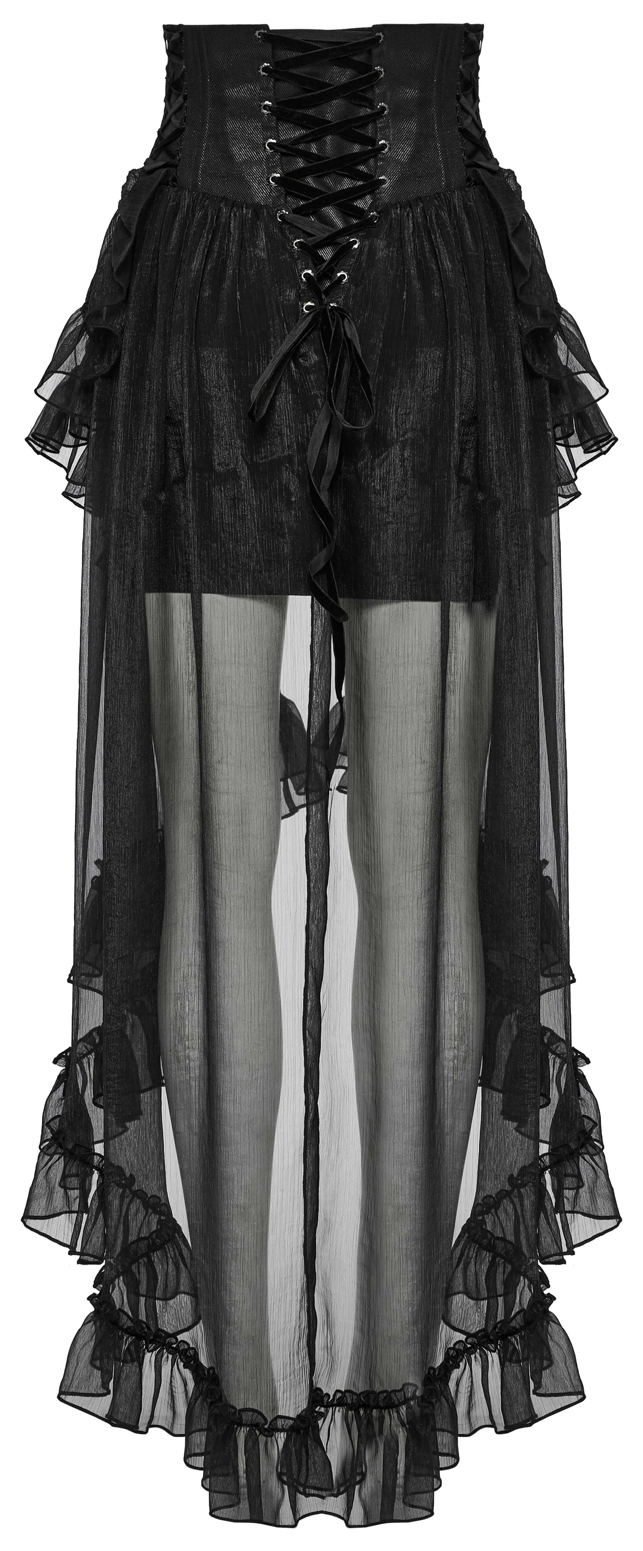 Punk Rave Dila Romantic Chiffon Skirt