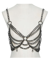 Punk Rave Anslie Metal Chain Dress