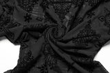 Punk Rave Ravena Cross Flocking Mesh Top