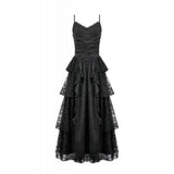 Dark in Love Gothic Satin Lace Dress