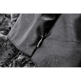 Dark in Love Elandra Layered Lace Handkerchief Hem Goth Skirt in Charcoal Black