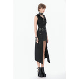 Dark in Love Punk Studded Lace Up Corset Vest