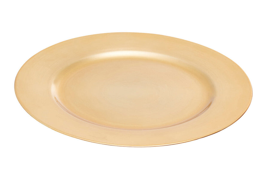 Dia Flat Gold  Charger Plate
