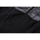 Dark in Love Harlow Dark Enchantress Gothic Lace Maxi Dress