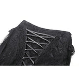 Dark in Love Nevaeh Gothic Lace and Mesh Mermaid Skirt