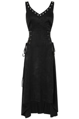 Gothic High Low Dress Black Asymmetric Banned Apparel