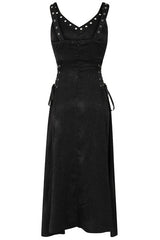 Gothic High Low Dress Black Asymmetric Banned Apparel