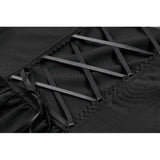 Dark in Love Gothic Lace Square-Neck Puff Sleeve Dress