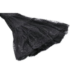 Dark in Love Zuri Gothic Romantic Lace Patchwork Bell-Sleeve Layered Cuff Top