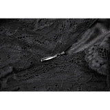 Dark in Love Nevaeh Gothic Lace and Mesh Mermaid Skirt