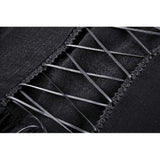 Dark in Love Greta Dark Mystique Gothic Lace-Up Mesh Dress
