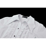 Dark in Love Queeny White Gothic Demon Shirt