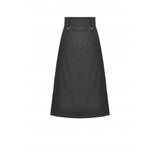 Dark in Love Chain Belt Layered Goth Skirt in Black