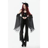 Dark in Love Erzebeth Velvet Lace Flare Trousers