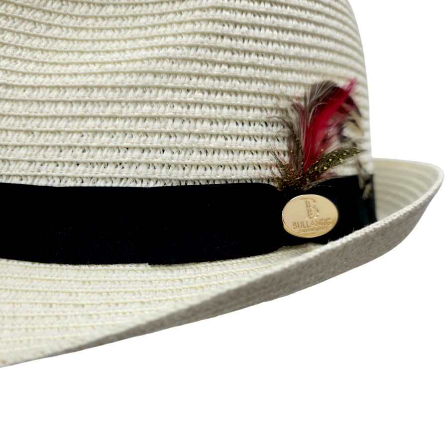 Summer Paper Straw Trilby Hat