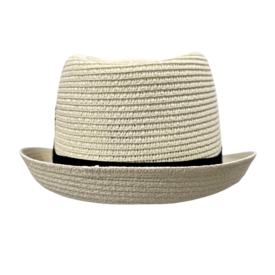 Summer Paper Straw Trilby Hat