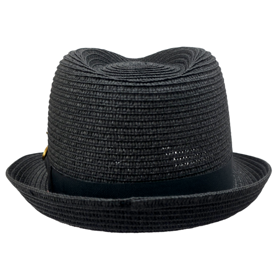 Summer Straw Trilby Hat