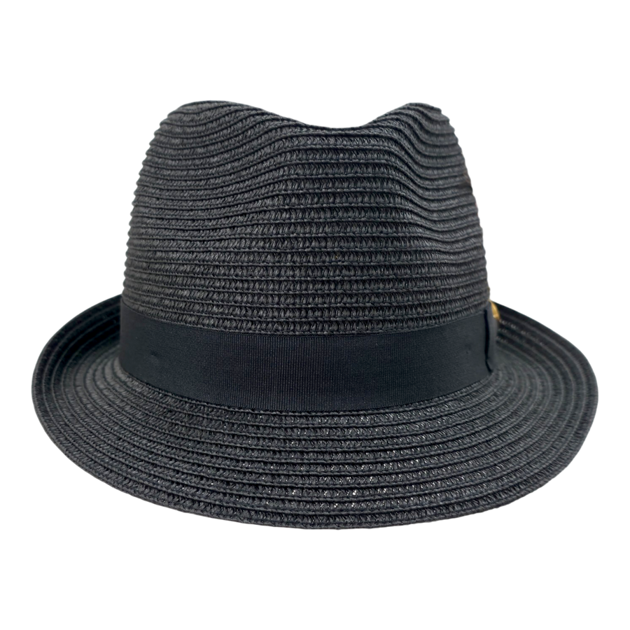 Summer Straw Trilby Hat
