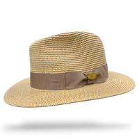 Summer Straw Fedora Hat