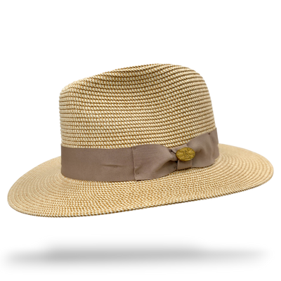 Summer Straw Fedora Hat