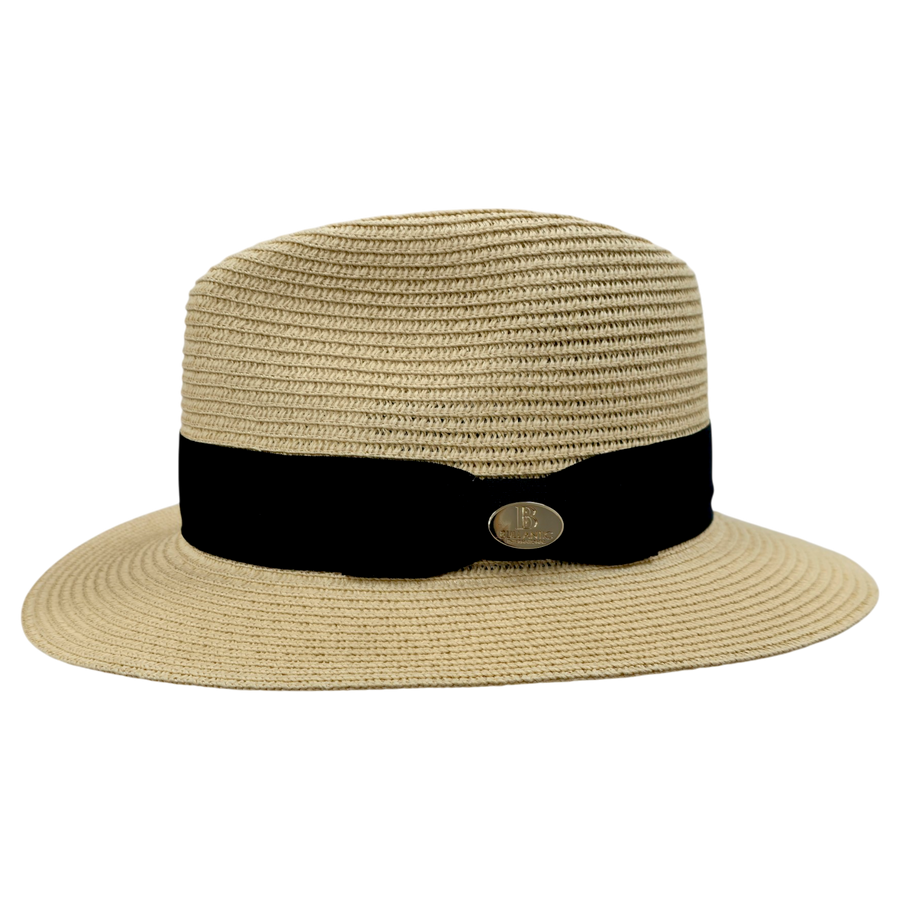 Summer Paper Straw Fedora Hat