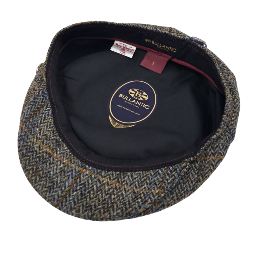 Lewis Harris Tweed Flat Cap – Green