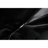 Dark in Love Lux Black Velvet Horn Embroidery Maxi Dress