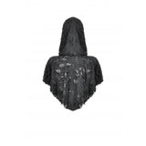 Dark in Love Nyx Distressed Shredded Hooded Poncho