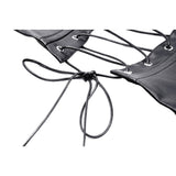 Dark in Love Elvira Faux Leather Layered Goth Waist Belt