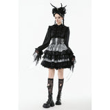 Dark in Love Hexa Layered Tartan Skirt