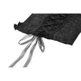 Dark in Love Selene Ruffled Floral Jacquard Corset Top
