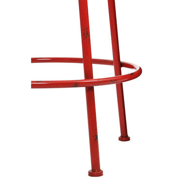 Red Metal Stool | Artisan