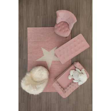 Pink Velvet Kids Chair | Estelle