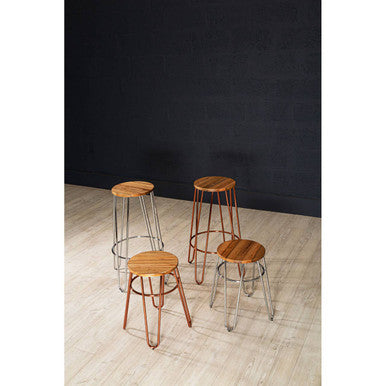 Rose Gold Hairpin Stool | District
