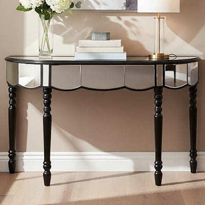 Black Mirrored Console Table | Tiffany