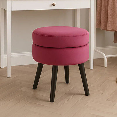 Wine Velvet Stool | Loretta