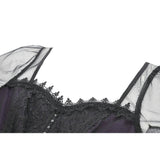 Dark in Love Lilith Bell Sleeve Gothic Maxi Dress