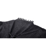 Dark in Love Felicity Gothic Lacey Zip Up Tailcoat Shirt